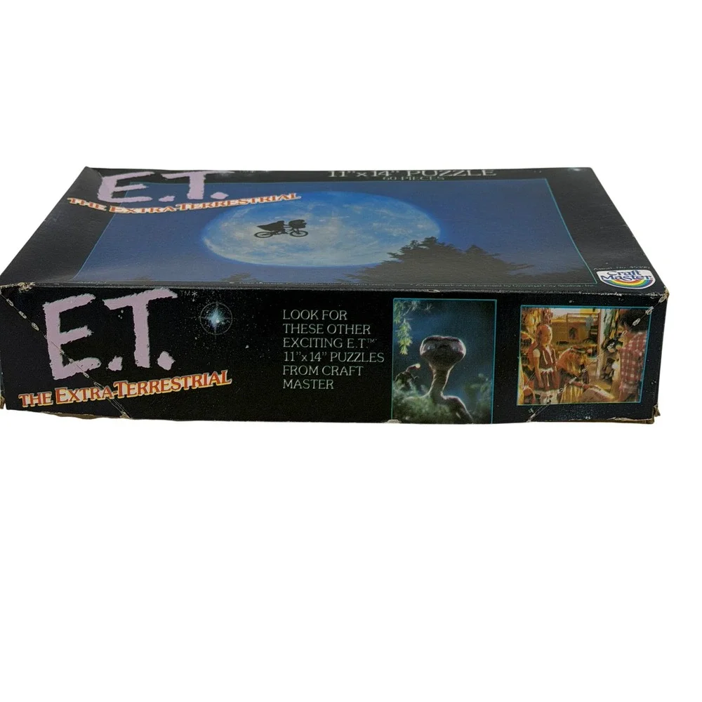Vtg 1982 ET E.T. The Extra Terrestrial 60pc Jigsaw Puzzle Lot Craft Master 11x14